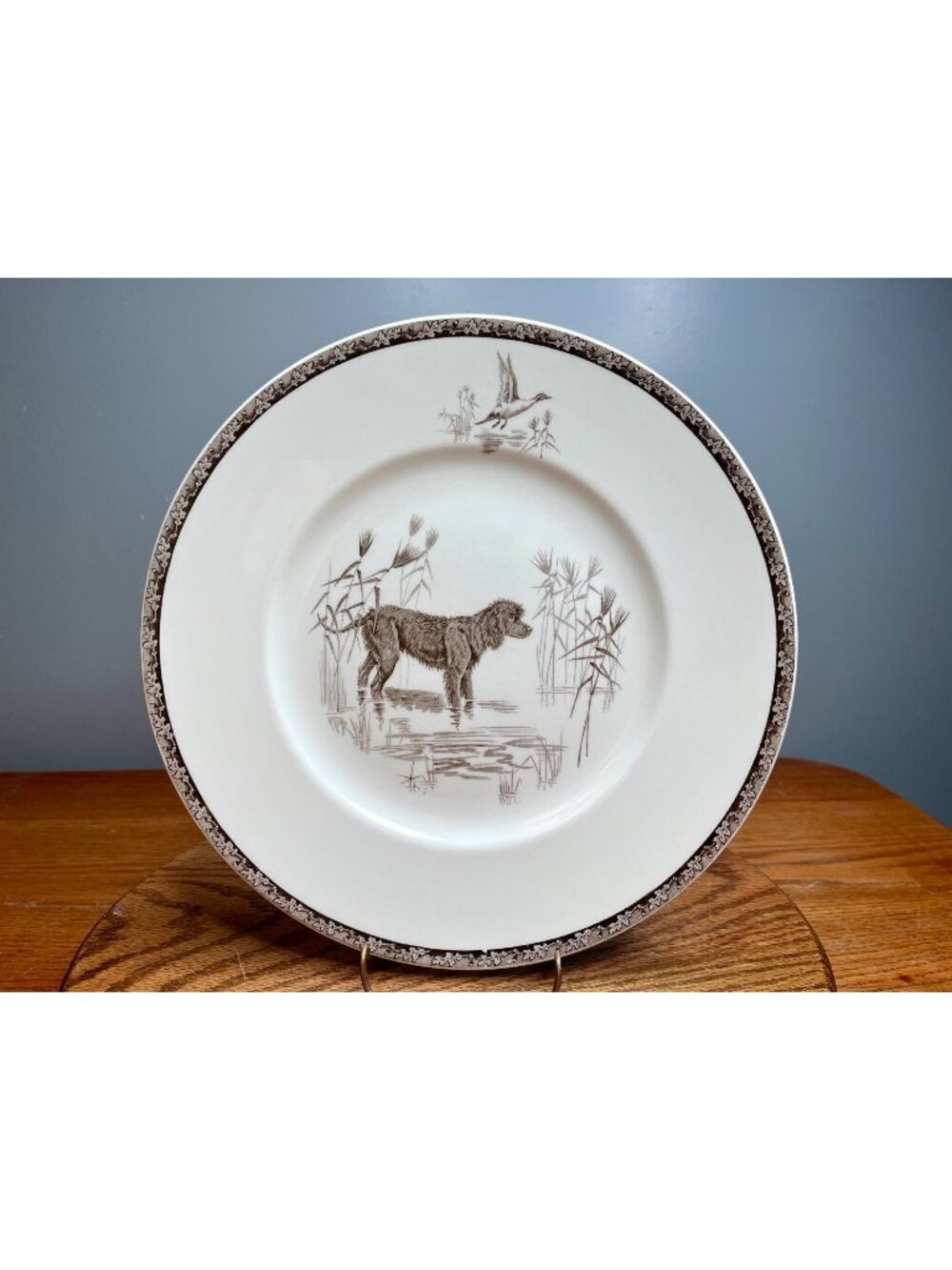 Marguerite Kirmse The American Sporting Dog Plates By Wedgwood  Irish Water Span